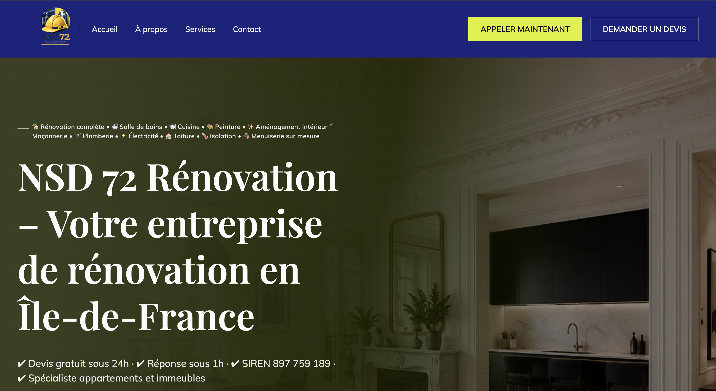 NSD72 – SEO Optimization for Renovation Company