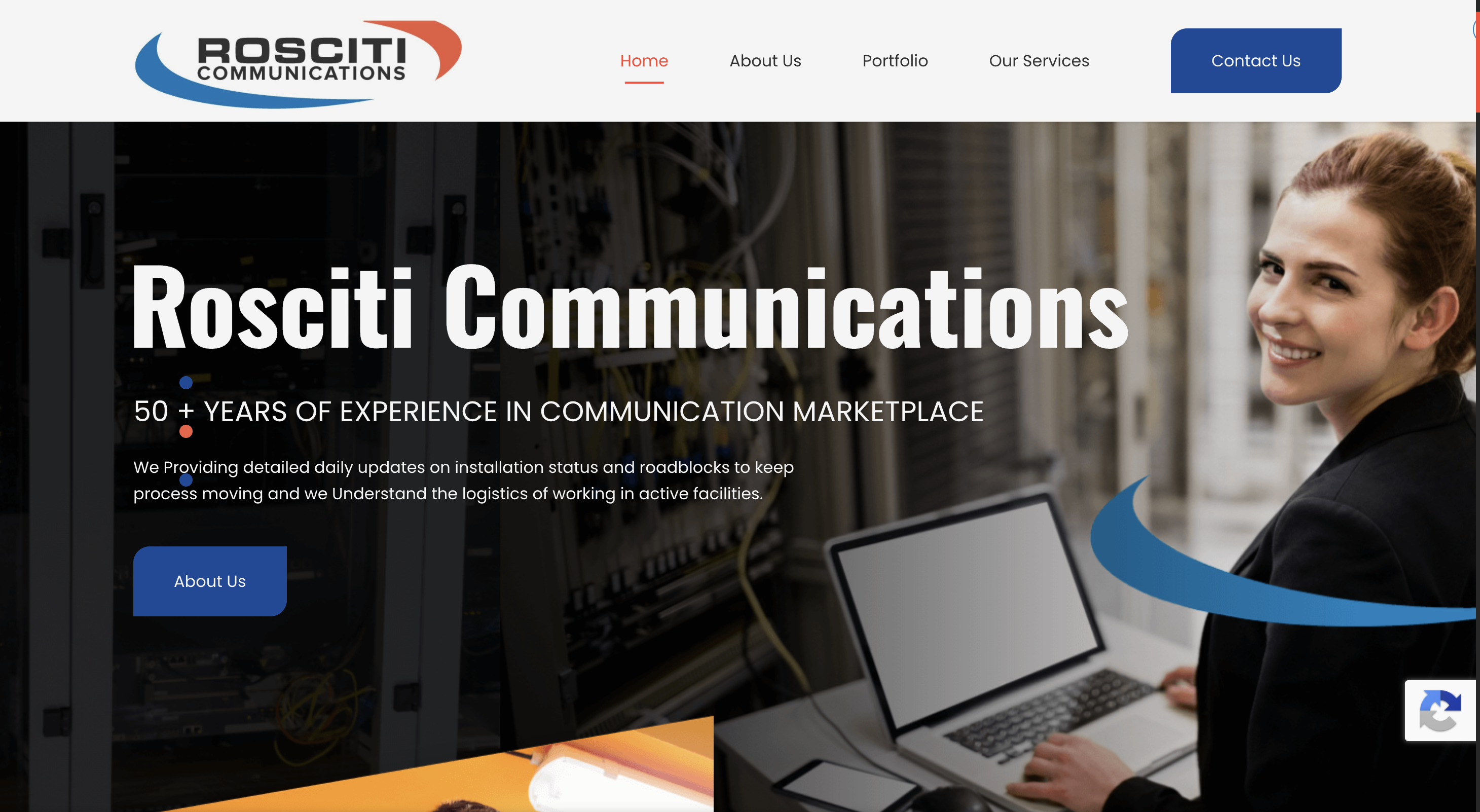 Rosciti Communications Website