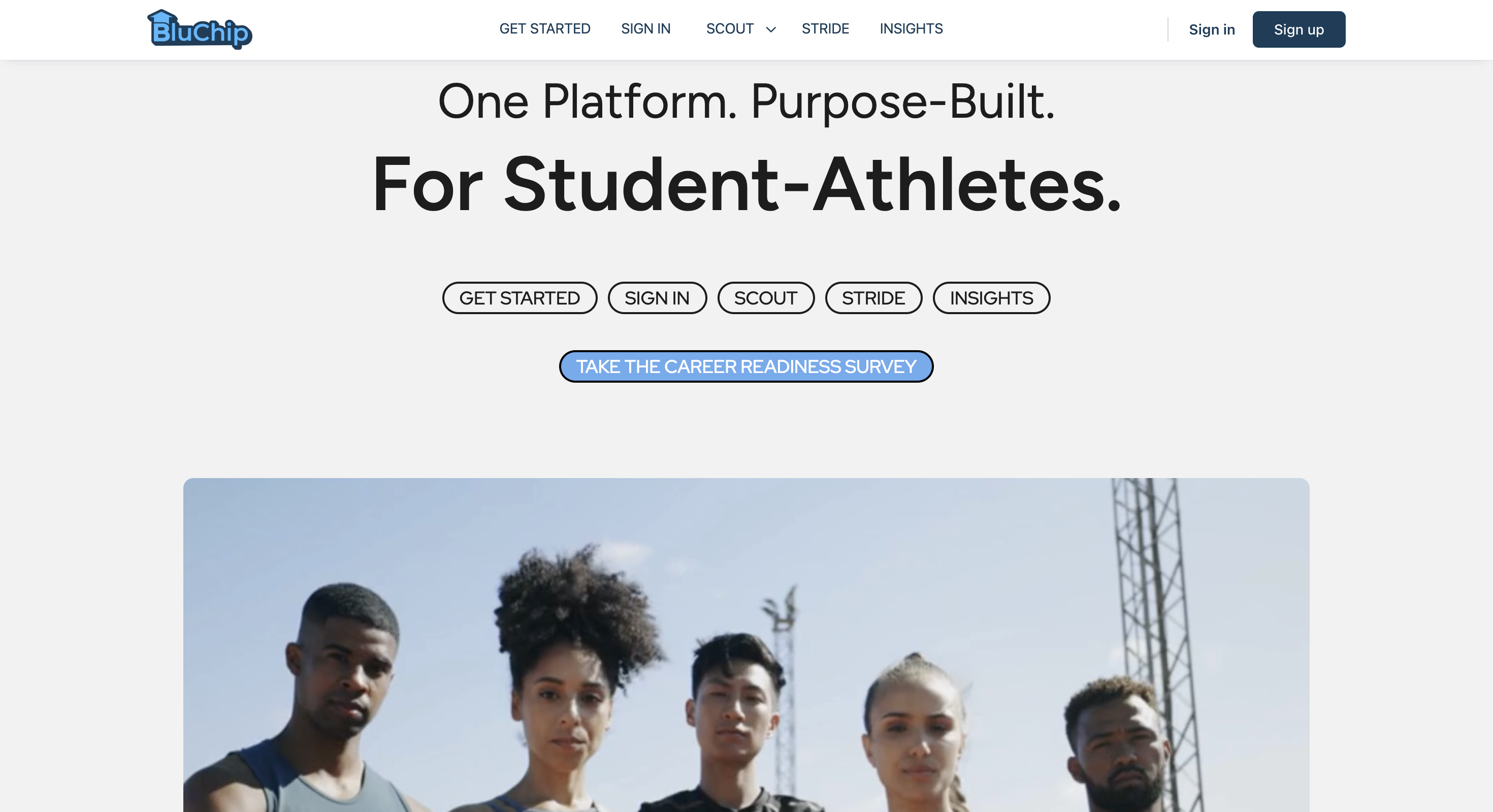 GoBluChip – Student-Athlete Career Platform