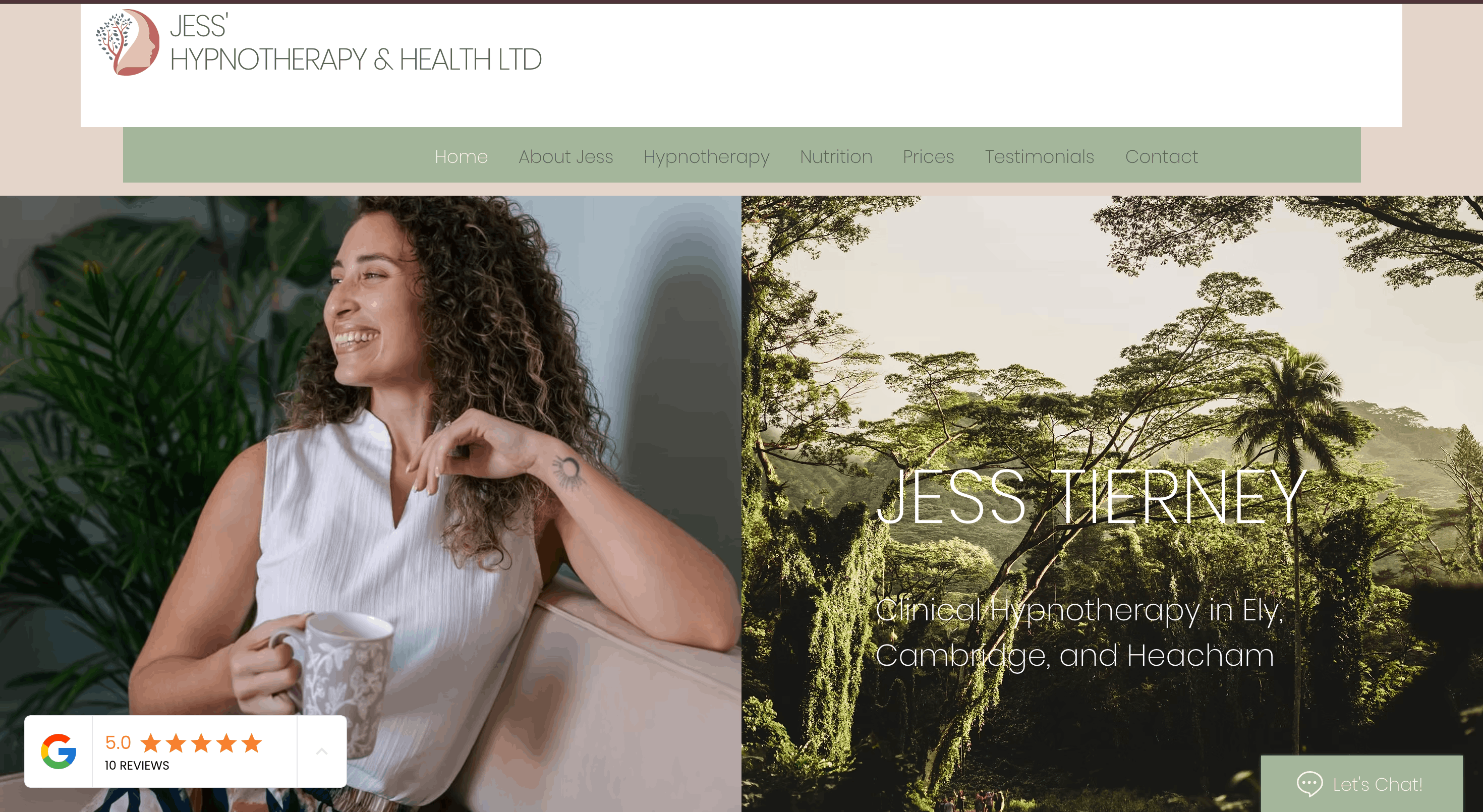 Jess Hypnotherapy – SEO Optimization Project